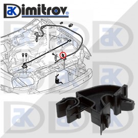 Щипка щека преден капак Opel Astra G Zafira A